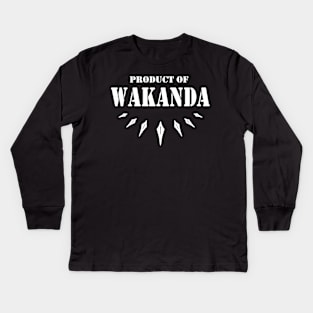 Product Of Wakanda Kids Long Sleeve T-Shirt